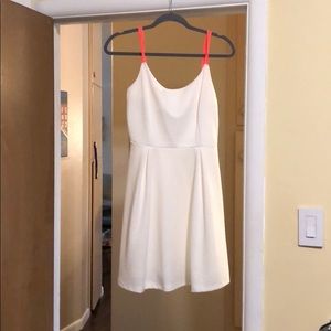 White mini dress